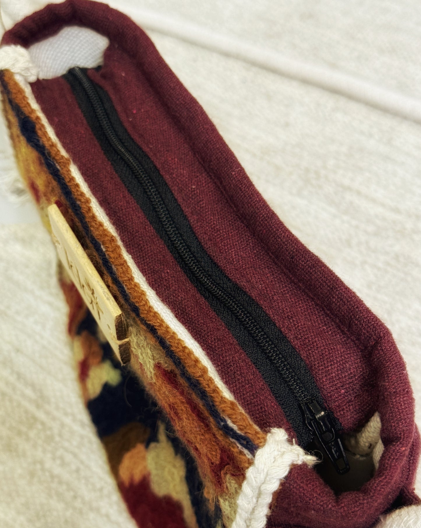 Embroidered Sling Bag