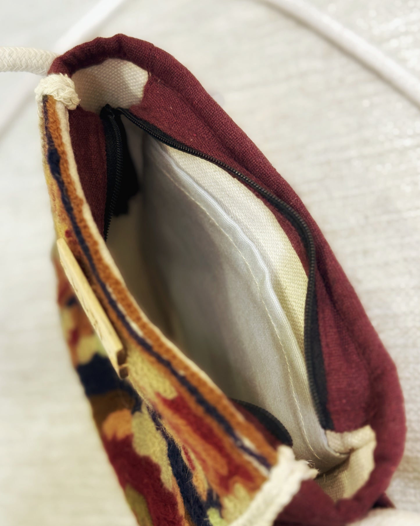 Embroidered Sling Bag