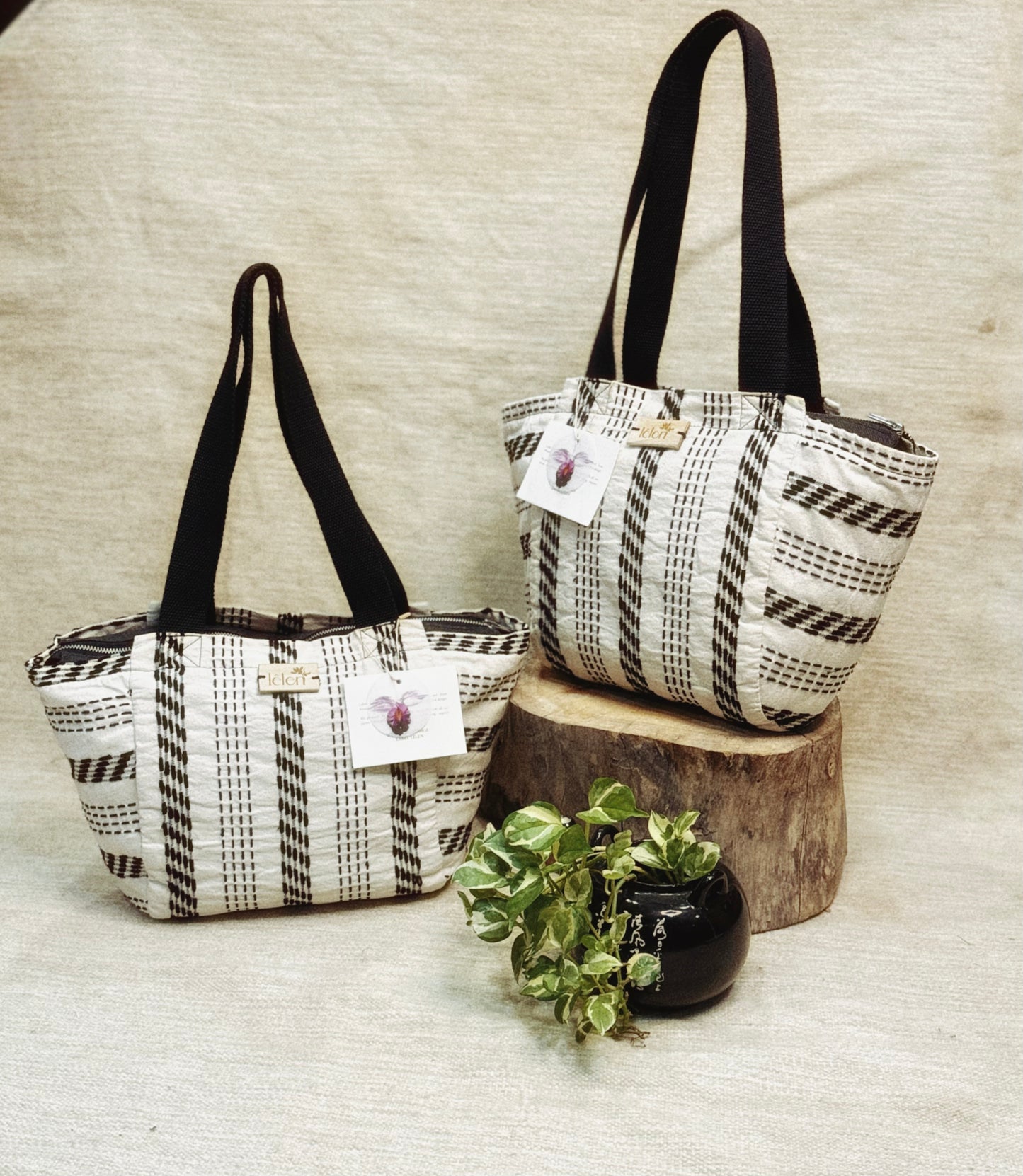 Hand stitched Tote BNW