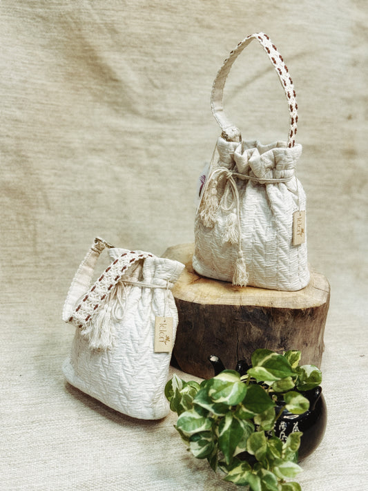 Potli Bag Ivory