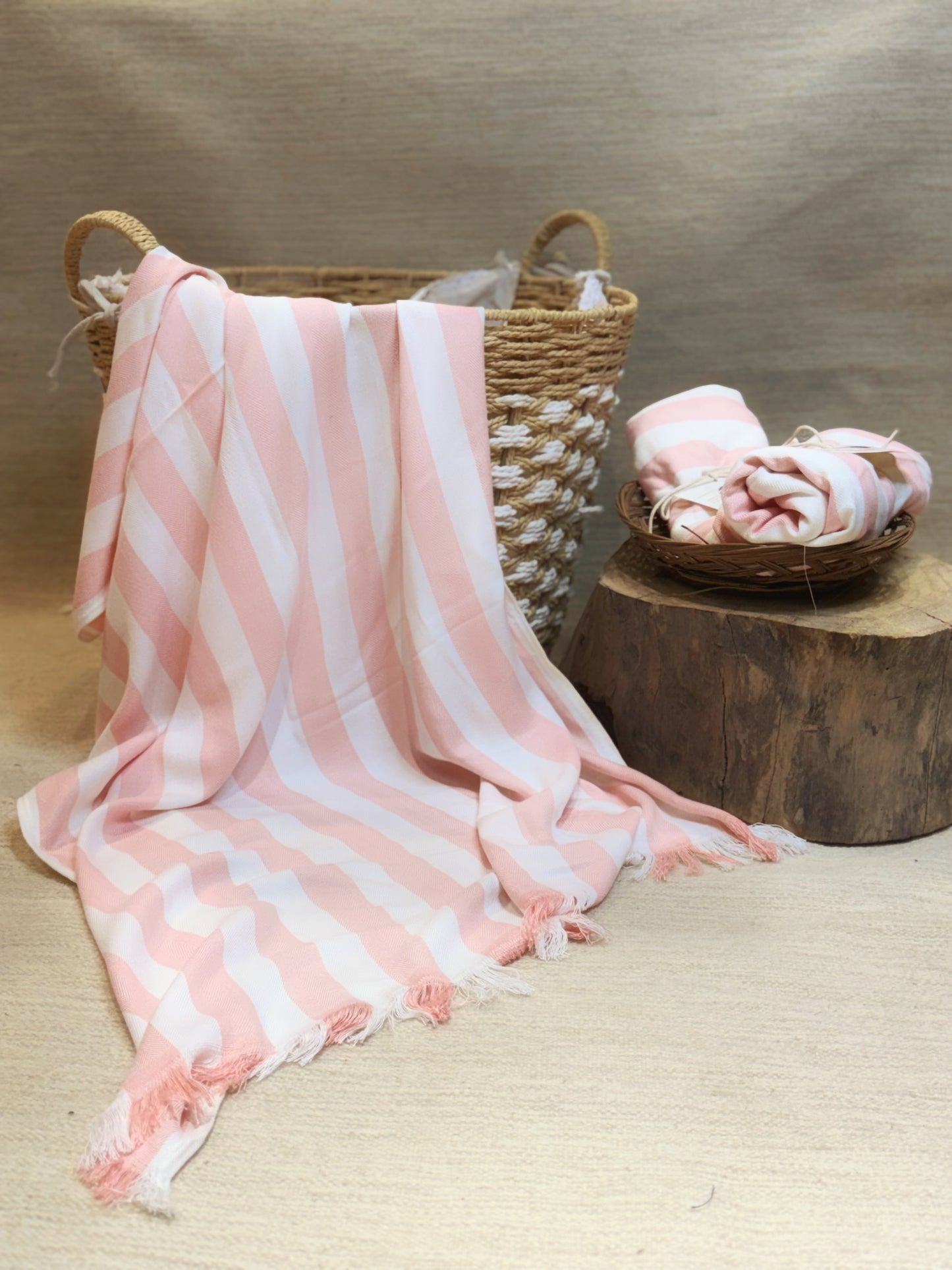 Bamboo fibre bath linens