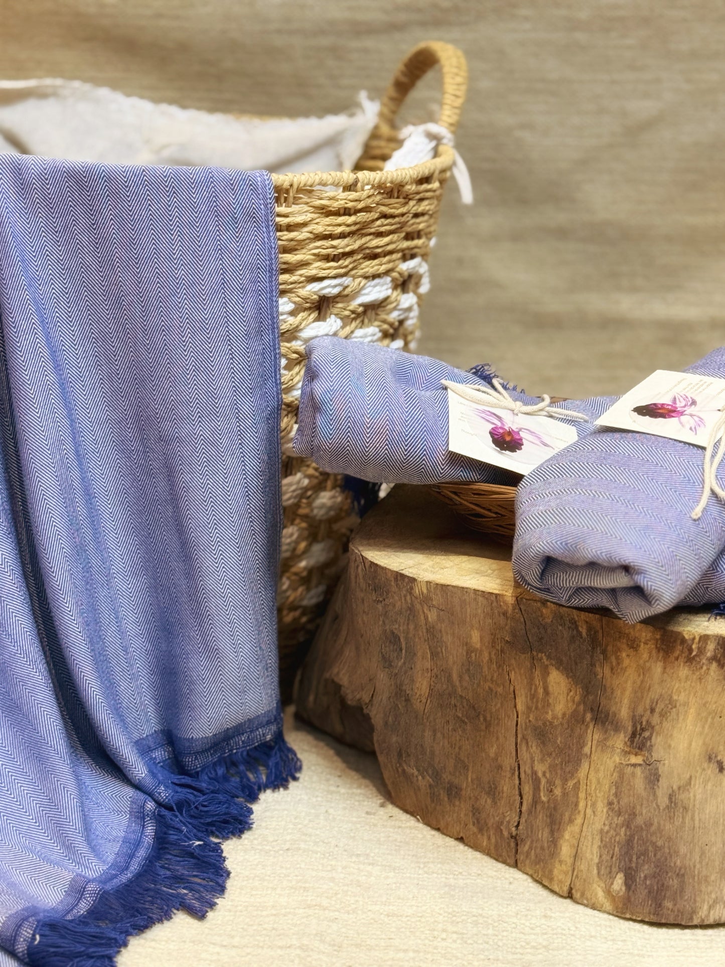 Bamboo fibre bath linens
