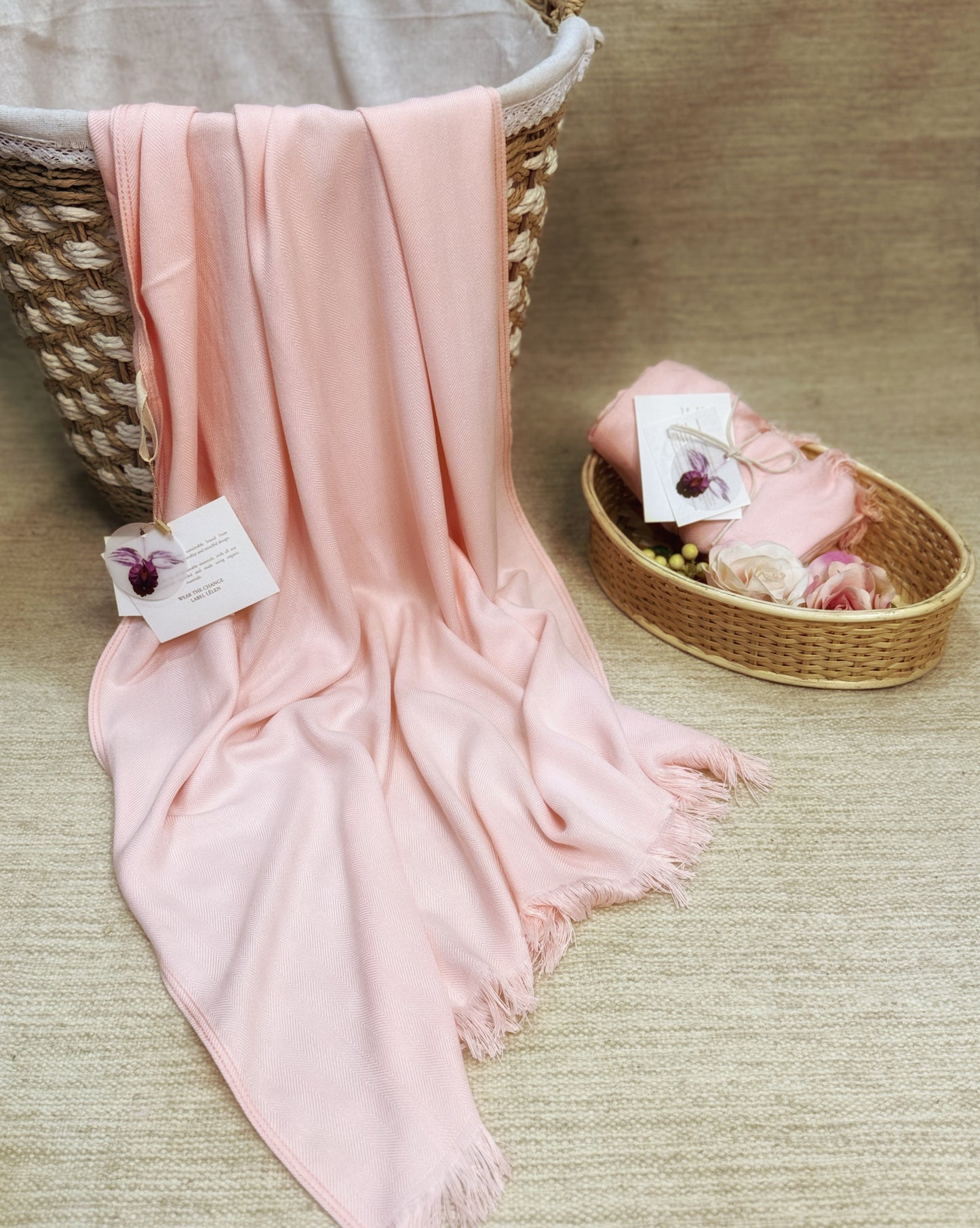 Bamboo fibre bath linens