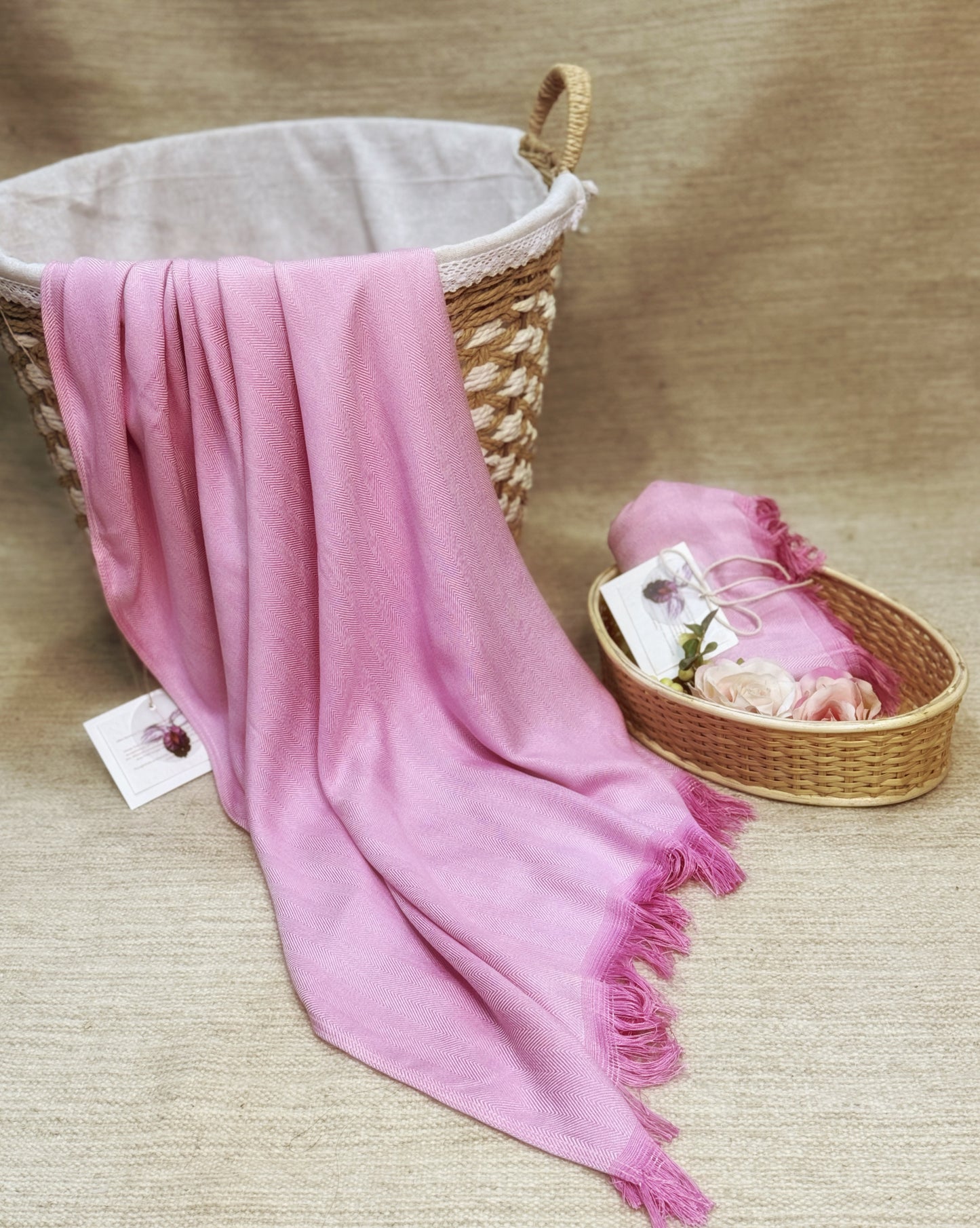 Bamboo fibre bath linens