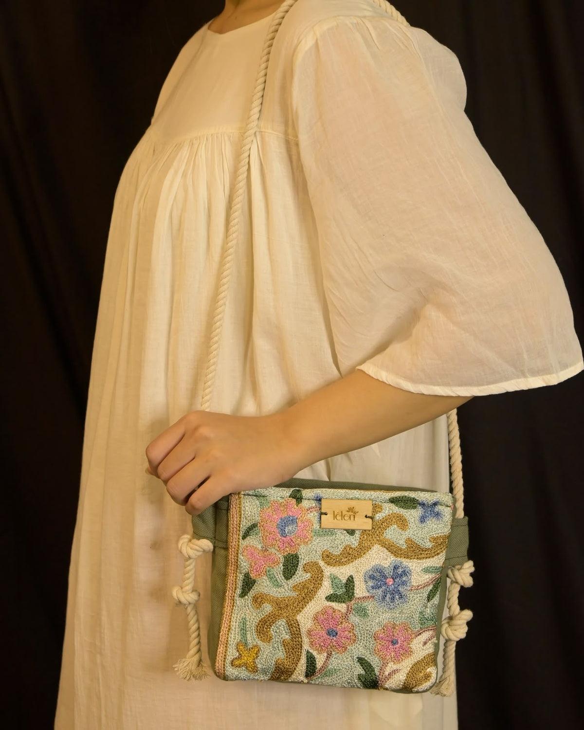 Silk Embroidered Sling